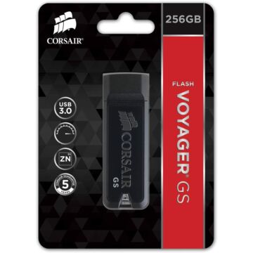 Corsair USB Flash Voyager GS 256GB USB 3.0. Read 290MBs - Write 270MBs CMFVYGS3B-256GB - CMFVYGS3B_256GB