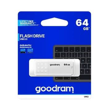 GOODRAM UME2 PENDRIVE 64GB USB 2.0 Fehér