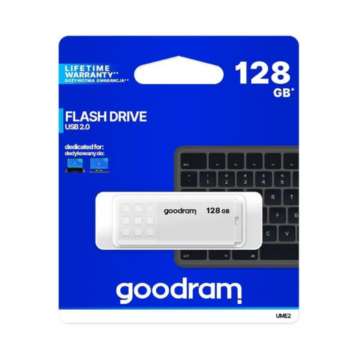 GOODRAM UME2 PENDRIVE 128GB USB 2.0 Fehér