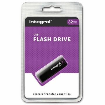 Integral 32GB Pendrive USB 2.0 - Black - INFD32GBBLK