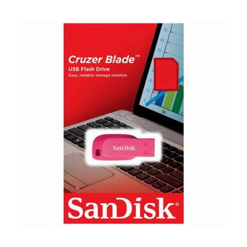 SANDISK CRUZER BLADE PENDRIVE 64GB USB 2.0 Pink