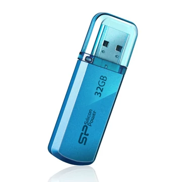 SP032GBUF2101V1B Silicon Power 32GB Helios Pendrive 101 [USB 2.0] Kék