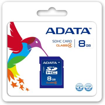 Adata 8GB SDHC Memóriakártya Class 4 (ASDH8GCL4-R) - ASDH8GCL4_R