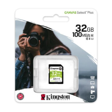 Kingston Canvas Select Plus (U1) 32GB SDXC V10 CL10  [100 MBps] SDS2/32GB