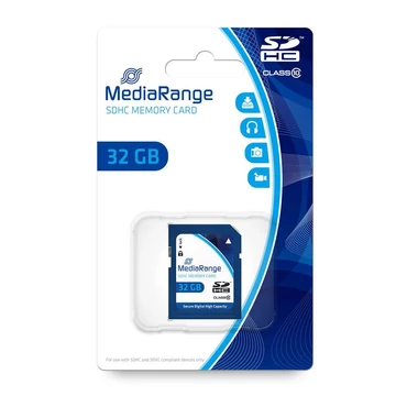 MR964 MediaRange 32GB SDHC memóriakártya Cl10 