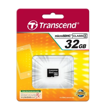 Transcend 8GB Micro SDHC Memóriakártya Class 4 - TS8GUSDC4