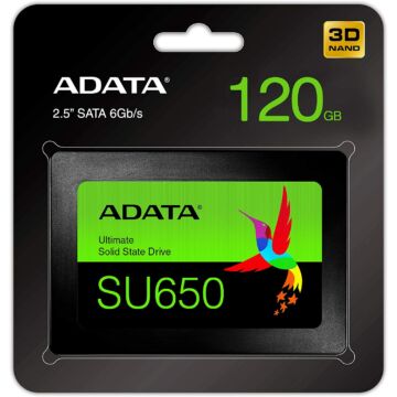 ADATA SU650 120GB Belső SSD SATA3 Fekete