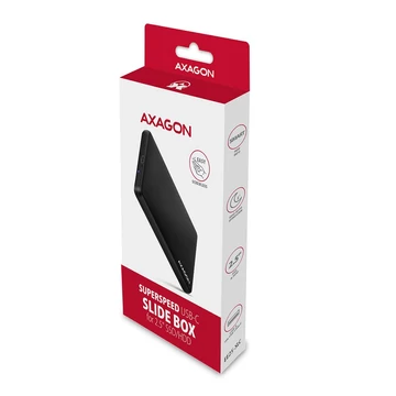 Axagon Külső HDD/SSD ház USB 3.2 Gen1 Fekete EE25-SL