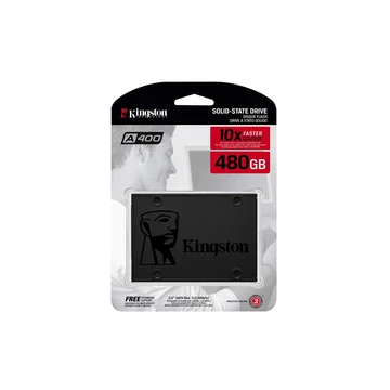 Kingston A400 belső SSD 480GB SATA3 2,5" - fekete
