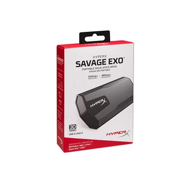 Kingston 960GB HyperX Savage Exo Külső SSD [USB-C] SHSX100/960G
