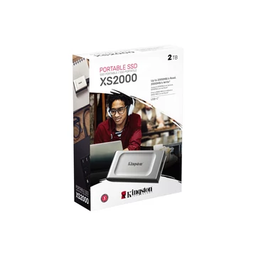 Kingston XS2000 külső SSD 2TB USB 3.2 Gen 2 Type-C - ezüst