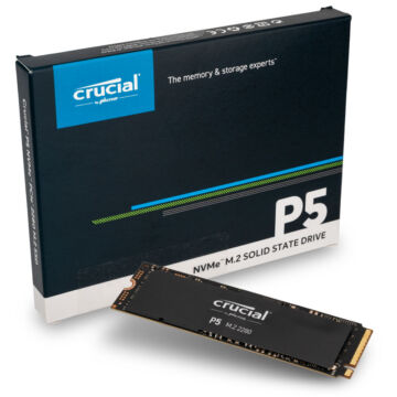 CRUCIAL Belső SSD 500GB P5 M.2 NVMe SSD 3D NAND  CT500P5SSD8