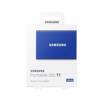 MU-PC500H/WW SAMSUNG T7 Külső SSD 500GB  Kék