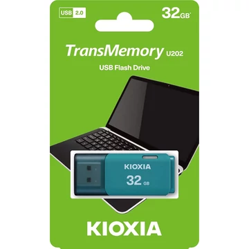 LU202W032GG4 Kioxia Pendrive 32GB Hayabusa U202 USB 2.0 Fehér