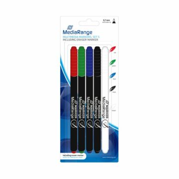 Mediarange Marker Set (4+1) 0,7 mm Mr704 - MR704
