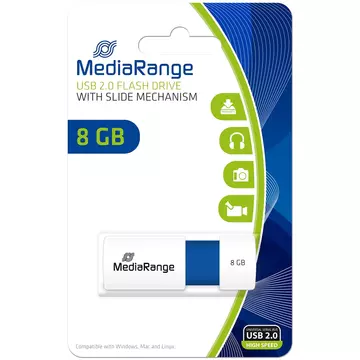 Mediarange 8GB Pendrive Color Edition USB 2.0 - MR971