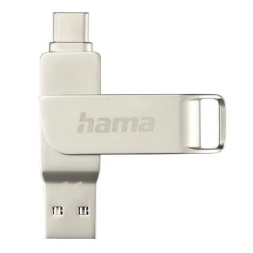 Hama C-Rotate Pro OTG pendrive 256GB USB-C 3.1 100 MB/s - fém