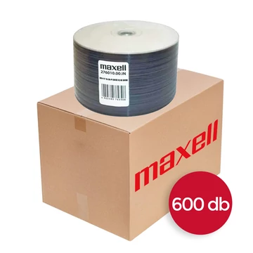 Maxell DVD-R 16X teljes felületén nyomtatható lemez 4,7 GB - 600 db