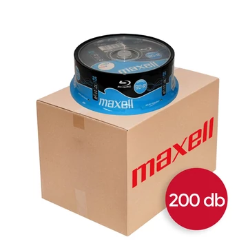 Maxell BD-R Blu-Ray lemez 25 GB 4X nyomtatható - 200 db