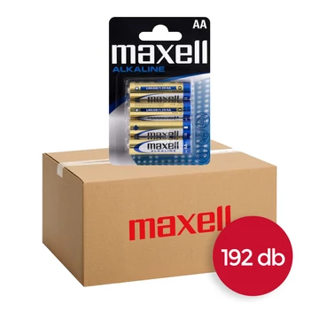 Maxell alkáli AA ceruzaelem LR06 1,5V - 192 db