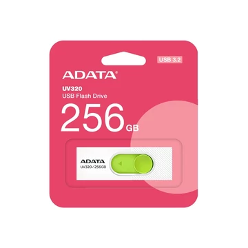 ADATA UV320 pendrive 256GB USB 3.1 - fehér-zöld
