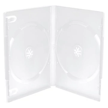 MediaRange DVD tok dupla 14 mm - átlátszó