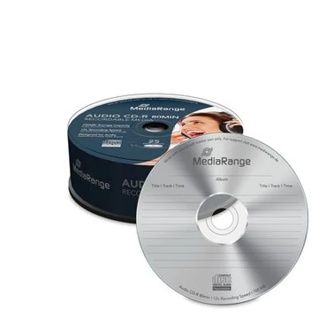 MediaRange CD-R 52X Audio lemez 700MB - Cake (25)