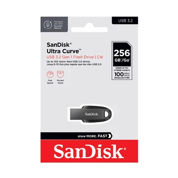 SanDisk Ultra Curve pendrive 256GB USB 3.2 Gen1 - fekete