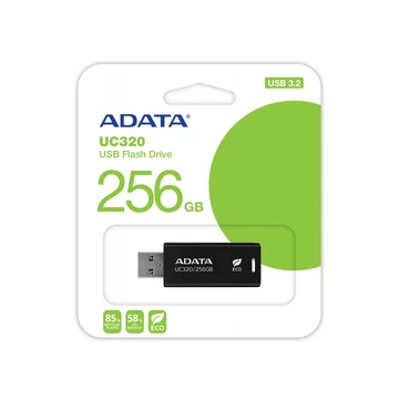 ADATA UC320 pendrive 256GB USB 3.2 Gen1 100 MB/s - fekete