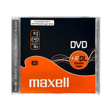 Maxell DVD+R DL 8X 8,5 GB Lemez - Normál tokban (1) - 275579.40.TE