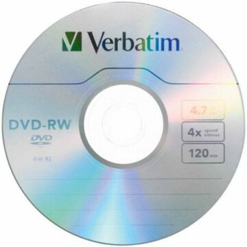 Verbatim DVD-RW 4X Lemez - Papírtokban (10) - 43552/1