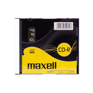 Maxell CD-R 52x 700MB Slim Case - 624005_40_TW
