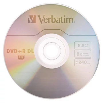 Verbatim DVD+R DL 8X 8,5 GB lemez - papírtokban (1)