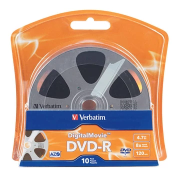 Verbatim DVD-R Digital Movie Edition 16X Lemez - Shrink (10) - 96856