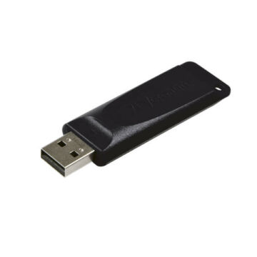 Verbatim Slider 32GB USB 2.0 pendrive (10MB/s, 4MB/s) kitolhatós, fekete - 98697
