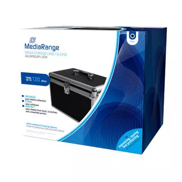 MediaRange DJ Box 120 db-os, fekete - BOX70