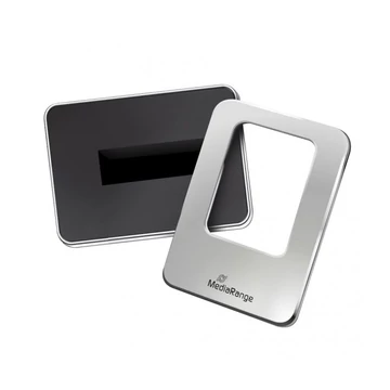 MediaRange alumínium pendrive doboz - ezüst