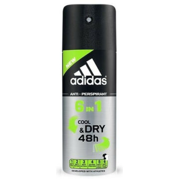 Adidas Cool &amp; Dry 48h 6in1 Férfi Izzadásgátló Dezodor 150 ml - VACD150