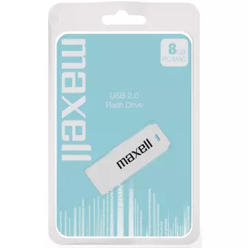 Maxell 8GB Pendrive USB 2.0 - White - 854747_00_GB