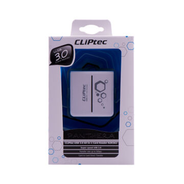 Cliptec Kártya Olvasó USB 3.0, 6 Slots Rzr362-00 Fehér - RZR362_00