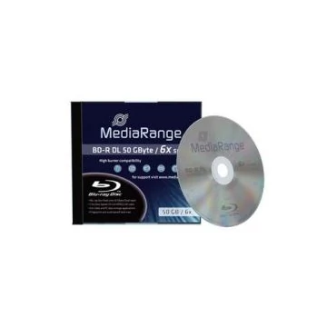 Mediarange BD-R DL 6X 50 gB Blu-Ray Lemez - Normál Tokban (1) - MR506