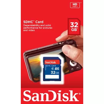 SanDisk 32GB SDHC Memóriakártya Class 4 (SDSDB-032G-B35) - SDSDB_032G_B35