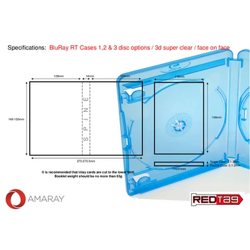 Amaray Blu Ray Tok Szimpla 15 mm - BOX_38