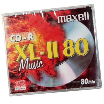 Maxell CD-R 52X Audio Lemez - Normál Tokban (1) - 624880_40