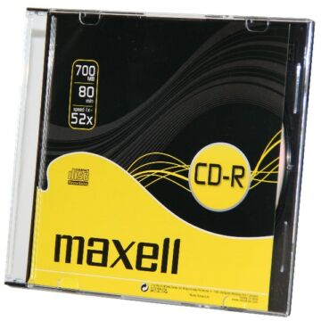 Maxell CD-R 52X Lemez - Slim Tokban (10) - 624037_S