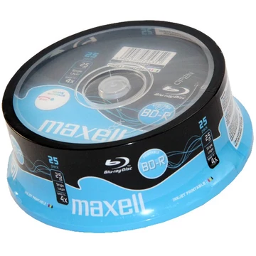 Maxell BD-R 25 GB 4X Nyomtatható Blu-Ray Lemez - Cake (25) (D248)