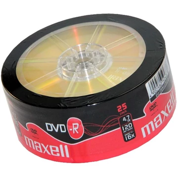 Maxell DVD-R 16X Lemez - Shrink (25) - 275731_40