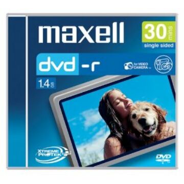 Maxell DVD-R 1,4GB 4X 8 cm Lemez, Slim Tokban (3) - D1726