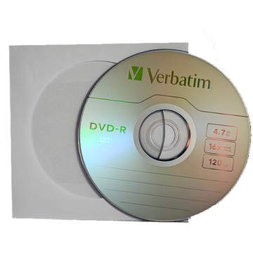 Verbatim DVD-R 16X Lemez - Papírtokban (10) - 43522_P