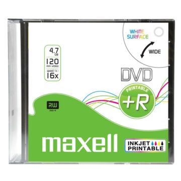 Maxell DVD+R 16X Nyomtatható Lemez, Slim Tokban - D1385